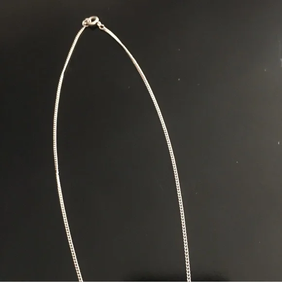 Silver Necklace With CZ’s - Picture 9 of 11